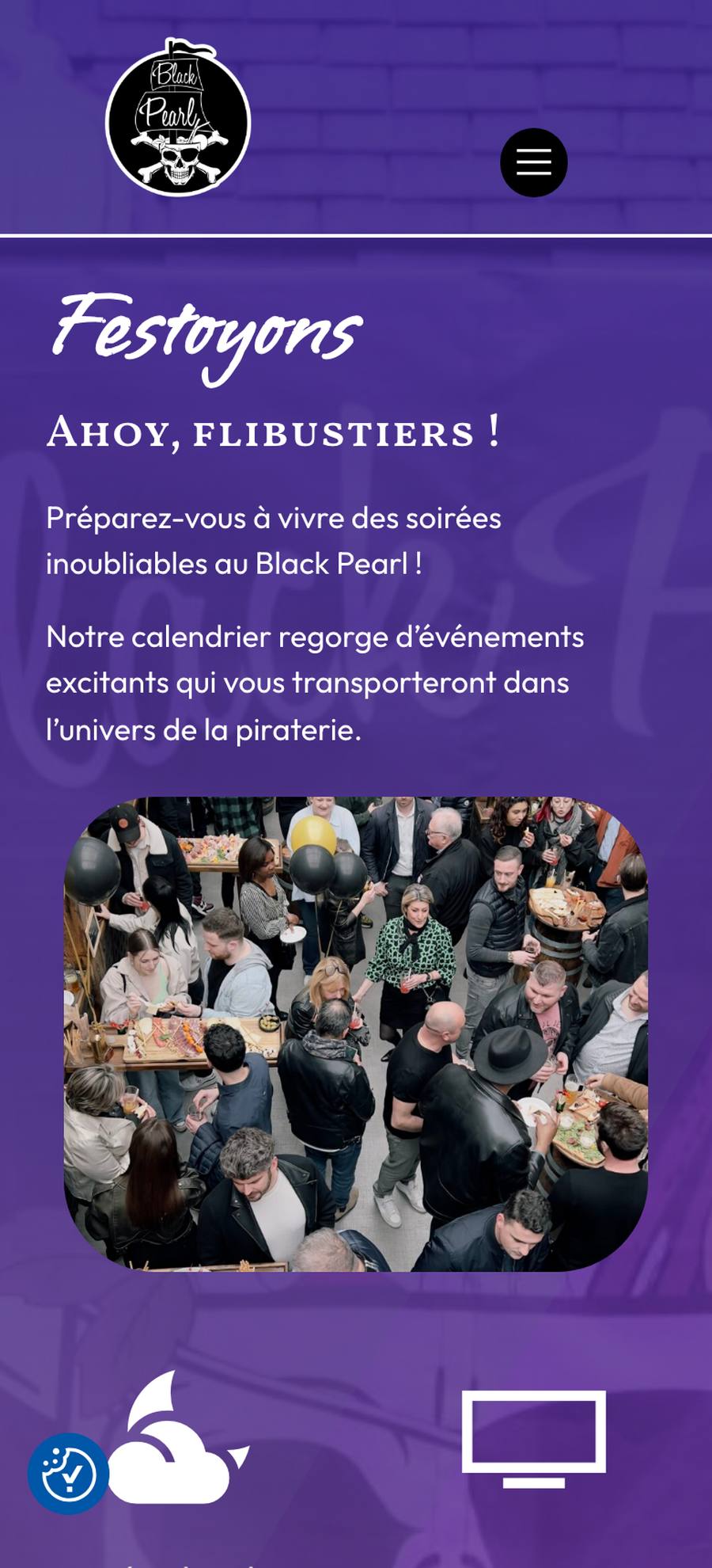 Le Black Pearl — Evenements (mobile), original
