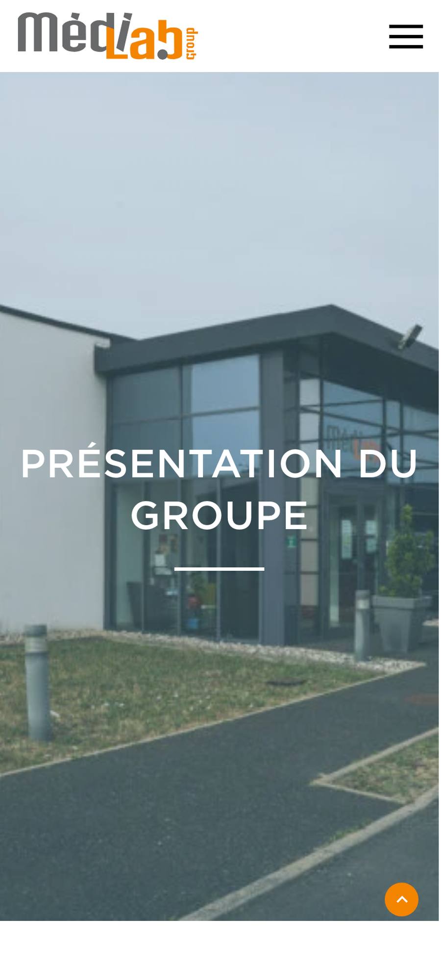 Médilab Group — Le Groupe (mobile), original