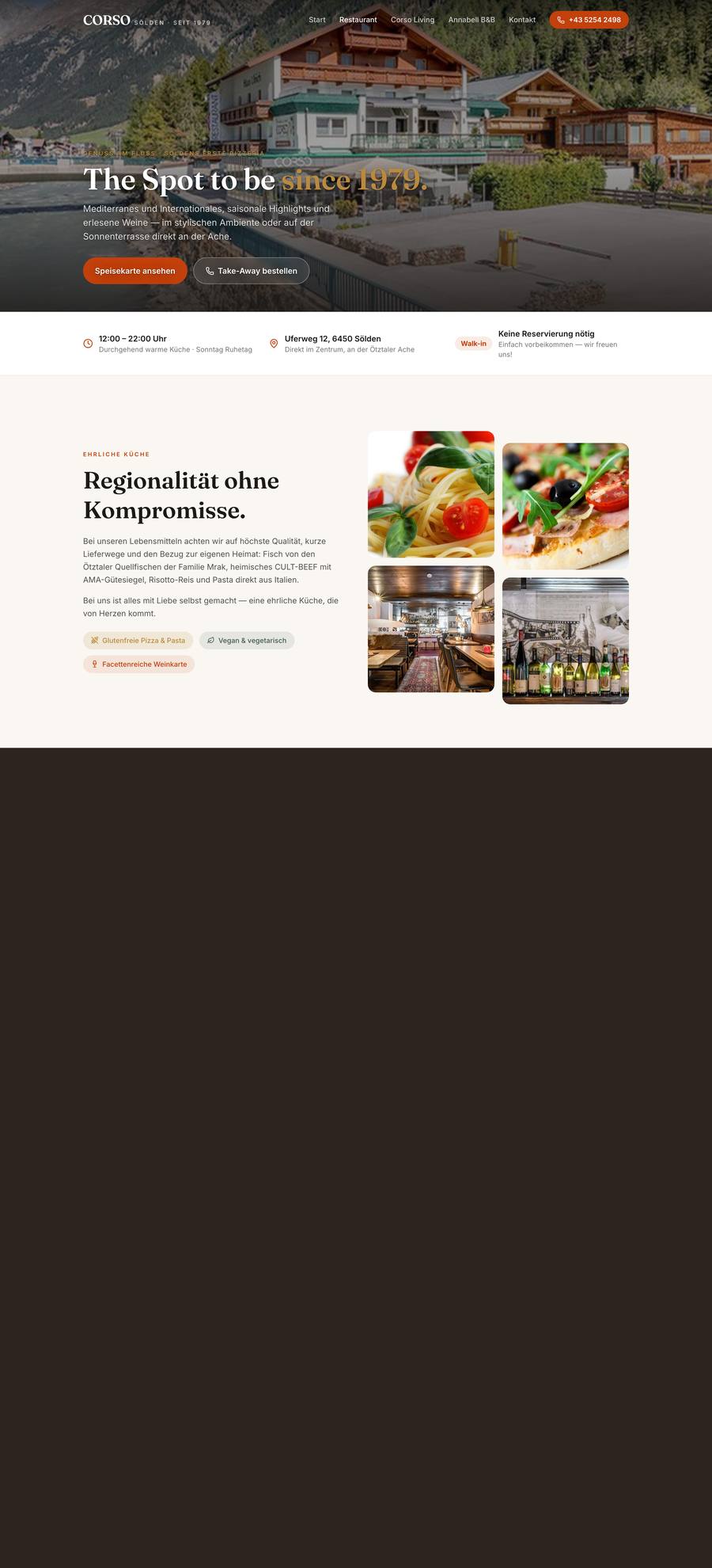 CORSO Sölden — Restaurant (desktop), rebuilt