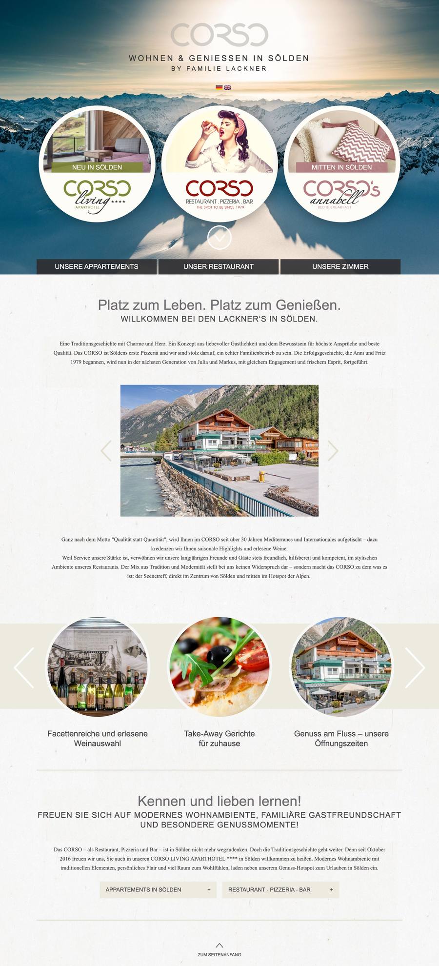 CORSO Sölden — Home (desktop), original