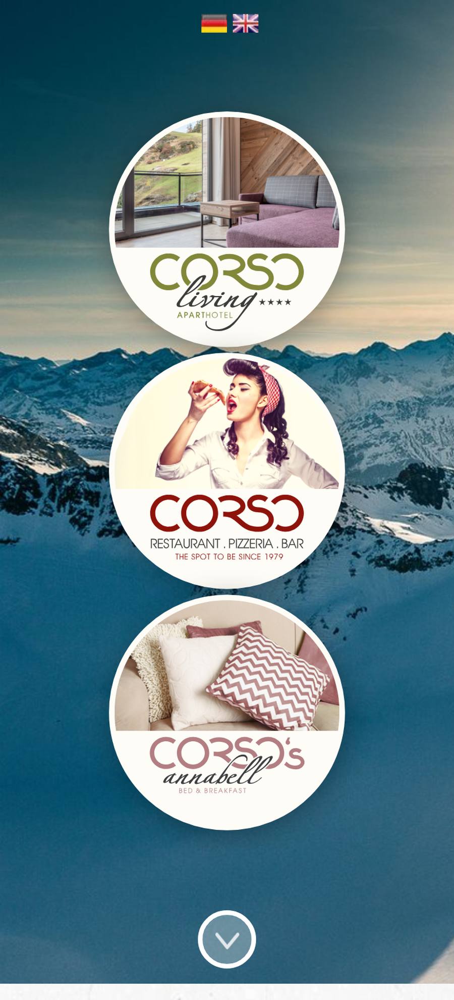 CORSO Sölden — Home (mobile), original