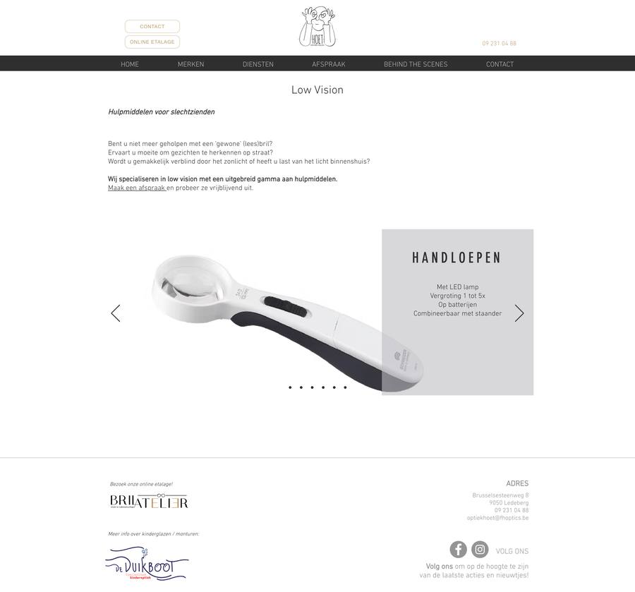 Optiek Hoet — Low Vision (desktop), original
